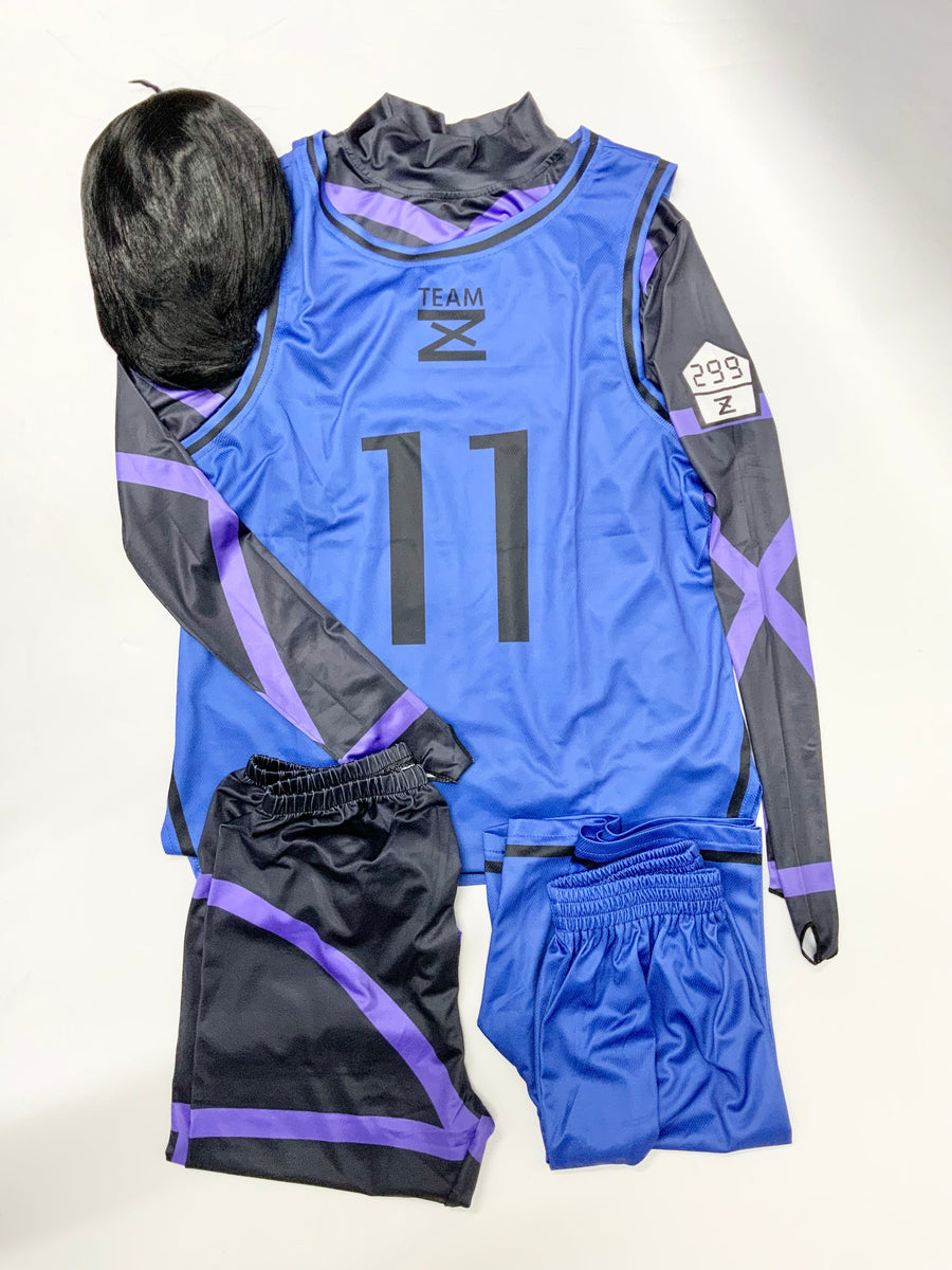 中古】ブルーロック 潔世一 ユニフォーム ウィッグ付き menS – COSTOP