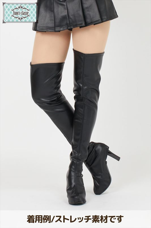 AACCカバーブーツ A/A/C/C＞レザー カバーロングブーツ