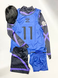 【中古】ブルーロック　潔世一　ユニフォーム　ウィッグ付き menS