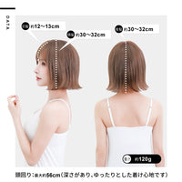 【普段使いウィッグ】切りっぱなしボブ