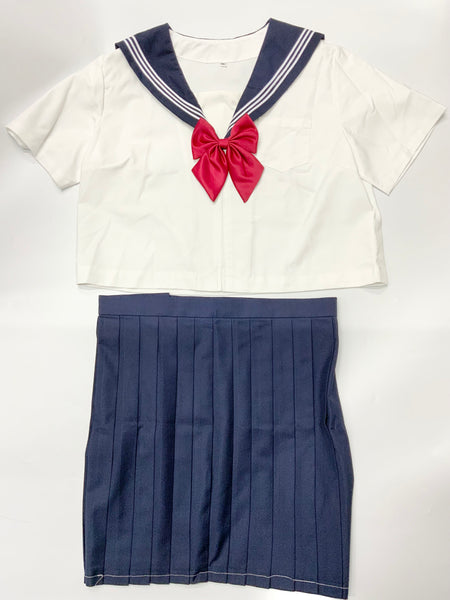 【中古】オリジナル衣装　セーラー服　半袖　4XL