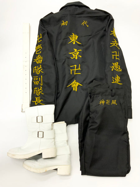 【中古】東京リベンジャーズ　松野千冬　特攻服　靴付き