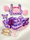 【中古】アイカツ！　紫吹蘭　パープルステージコーデ(三分妄想)　靴付き　L