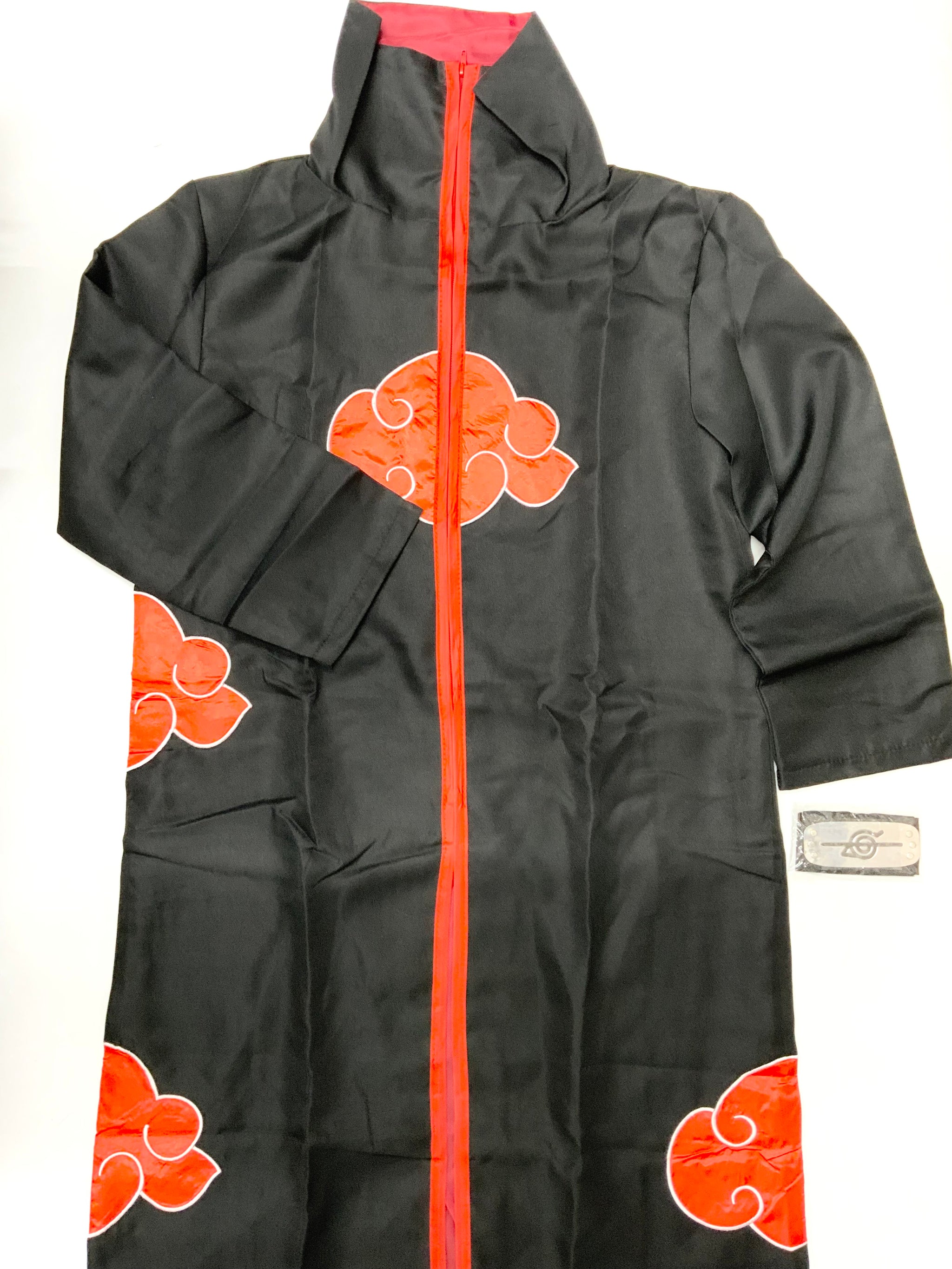 NARUTO うちはイタチ　ハーフジップナイロンジャケット 暁装束モチーフ NARUTO うちはイタチ ハーフジップナイロンジャケット 暁装束