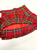 【中古】オリジナル衣装　チェックスカート　赤