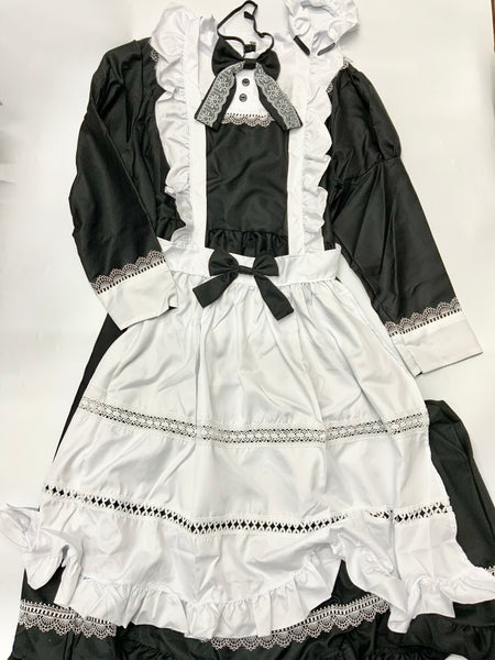 【中古】オリジナル衣装　メイド服　ロング　5XL