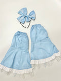 【中古】オリジナル衣装　メイド服　水色