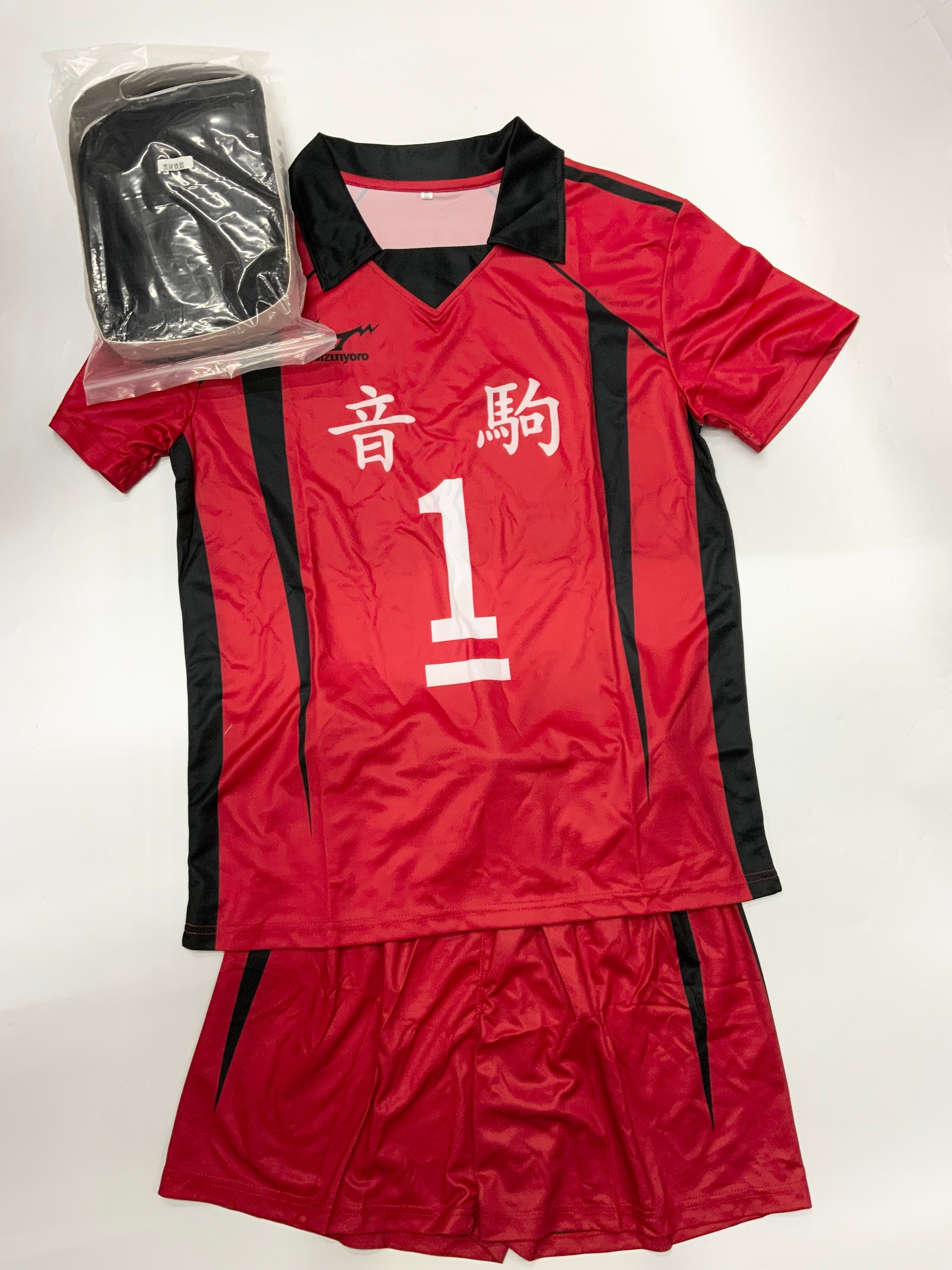 ハイキュー 黒尾鉄朗 コスプレ ユニフォーム ウィッグ 中古】ハイキュー！！ 黒尾鉄朗 ユニフォーム ウィッグ付き 2XL