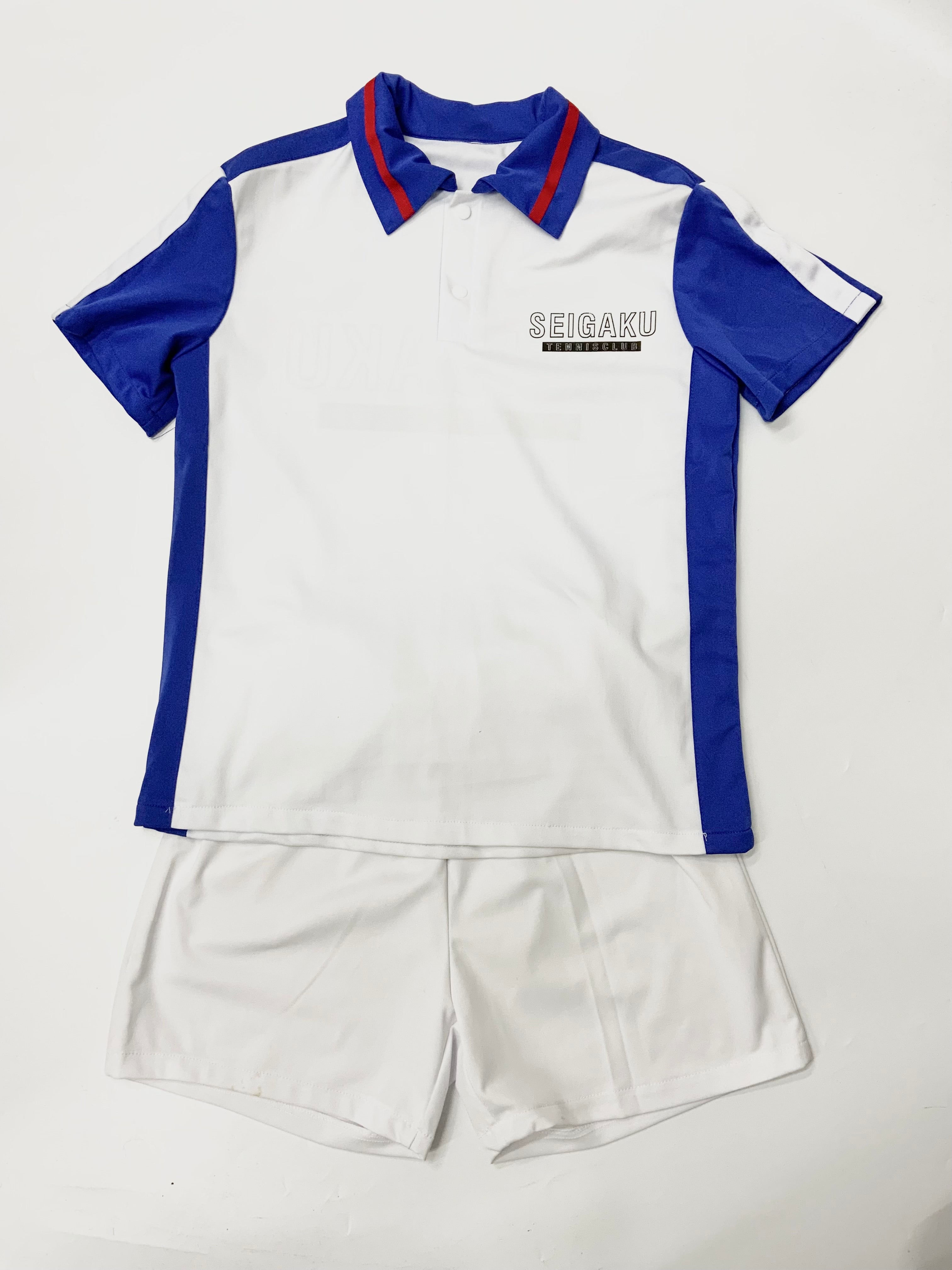 テニスの王子様 青学 ユニフォーム ジャージ 半袖シャツ テニプリ コスプレ Amazon.co.jp: 【コスプレ衣装 青学ジャージ4点 菊丸英二