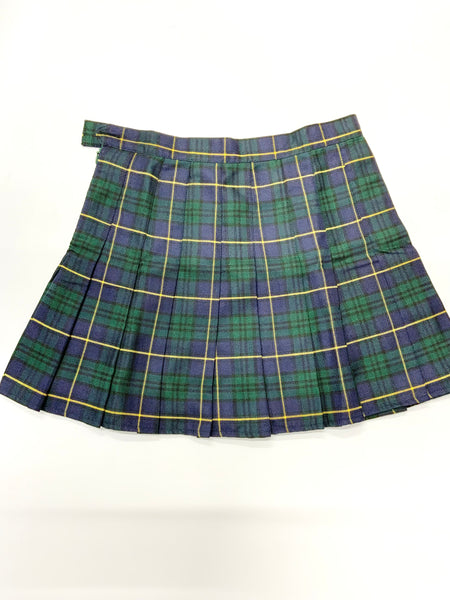 【中古】オリジナル衣装　チェックスカート　青×緑
