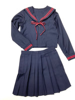 【中古】オリジナル衣装　セーラー服　紺　M