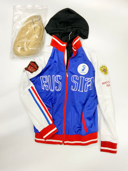 【中古】ユーリ!!! on ICE　ユーリ　ジャージ　ウィッグ付き