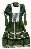 【中古】オリジナル衣装　メイド服　グリーン　M