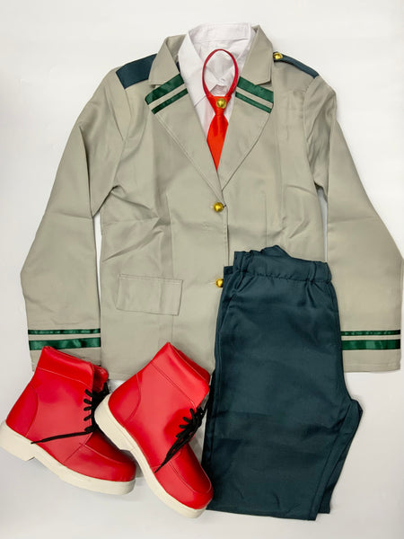 【中古】僕のヒーローアカデミア　男子制服　緑谷出久　靴付き