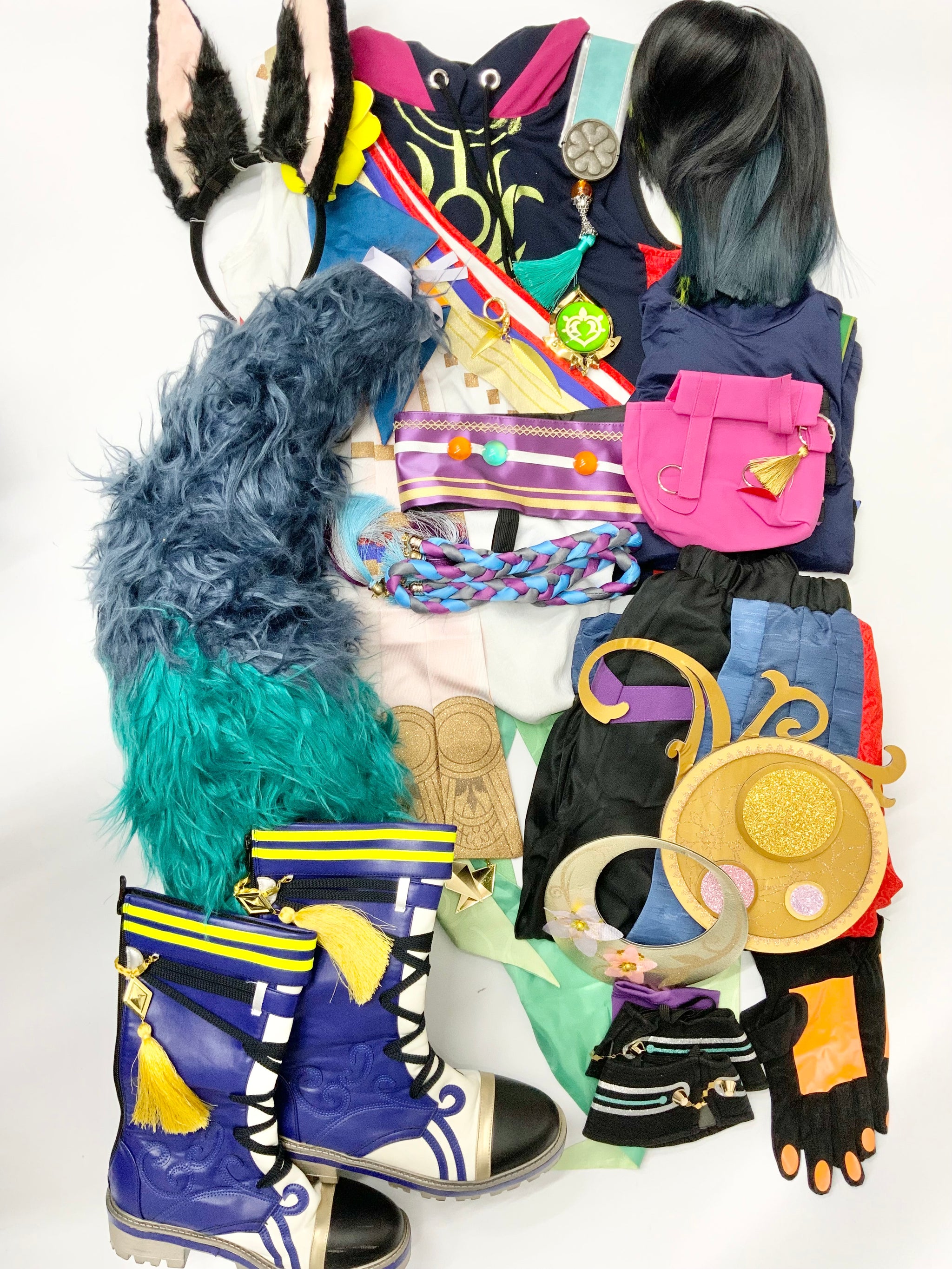 原神 行秋 衣装 XLサイズ 三分妄想製 原神 行秋 コスプレ