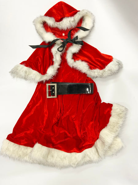 【中古】オリジナル衣装　サンタワンピース　ポンチョ