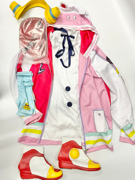 【中古】ワンピース　ウタ　ウィッグ付き　靴付き