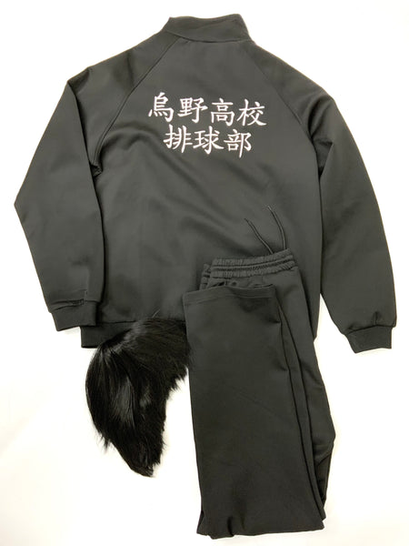 【中古】ハイキュー！！　烏野高校ジャージ　影山飛雄用ウィッグ付き