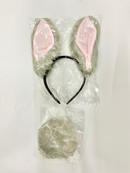 【新品】ウサギ耳＆尻尾セット