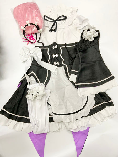 【中古】Re:ゼロから始まる異世界生活　ラム　ウィッグ付き