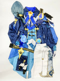 【中古】原神　行秋　海灯祭衣装　ウィッグ付き