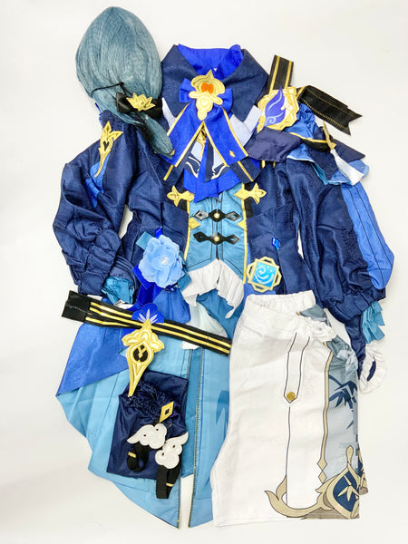 【中古】原神　行秋　海灯祭衣装　ウィッグ付き