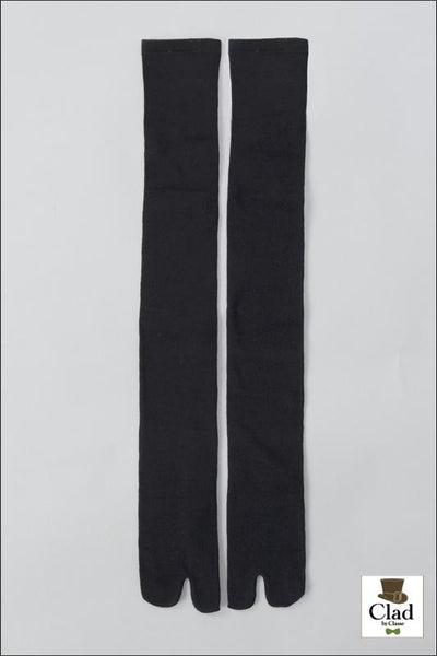 足袋ソックス ロング 黒